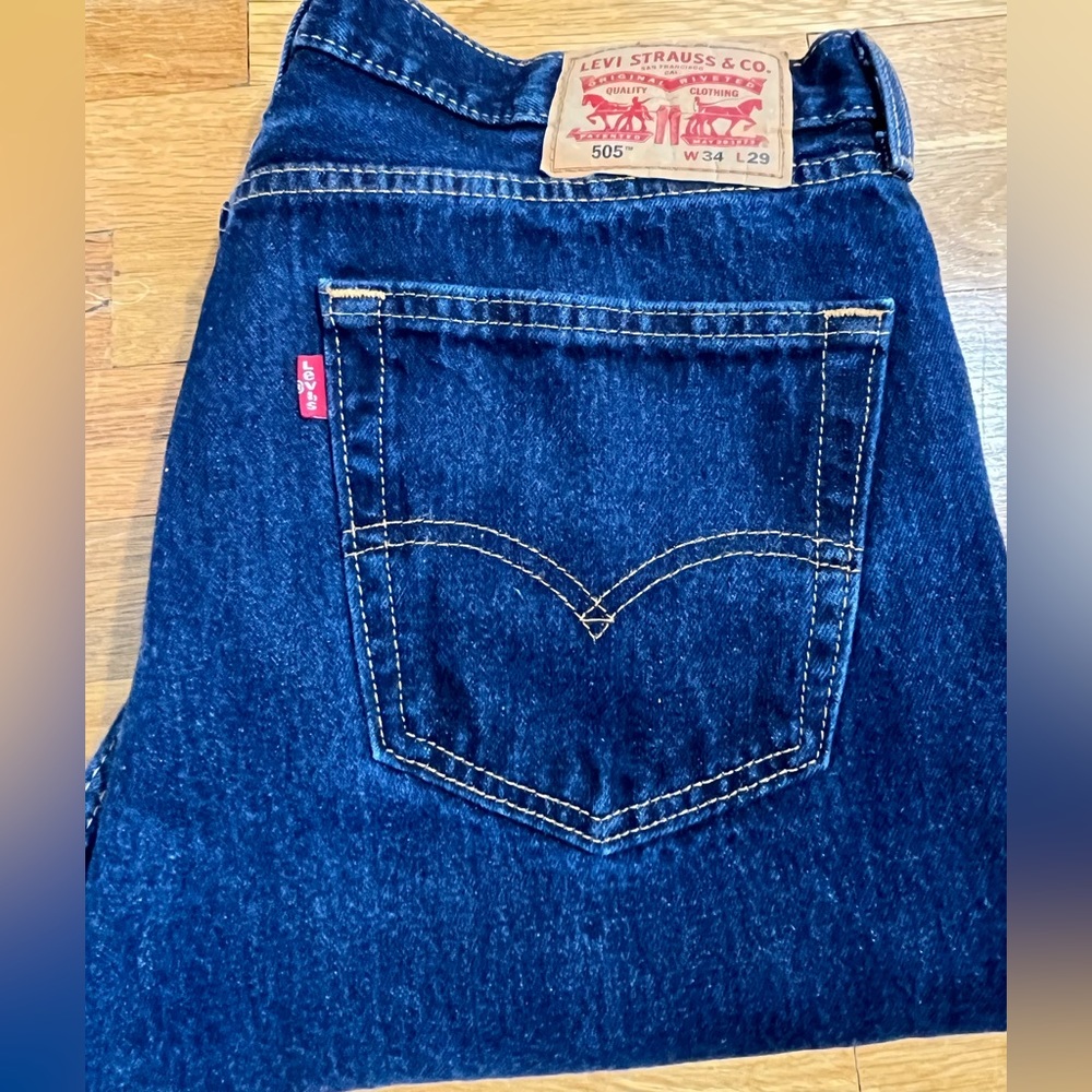 Levi’s 505 Raw denim jeans